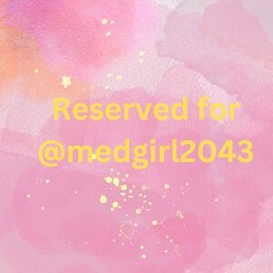 COPY - Reserved items from live show